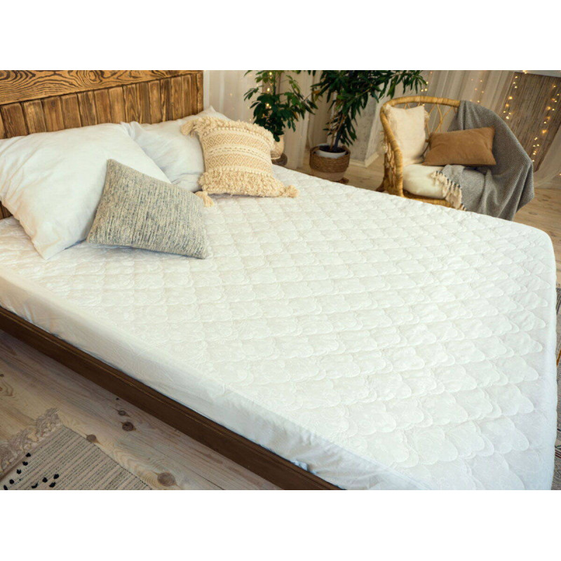 Наматрацник з бортами Leleka-Textile 140х200 білий (659/593)