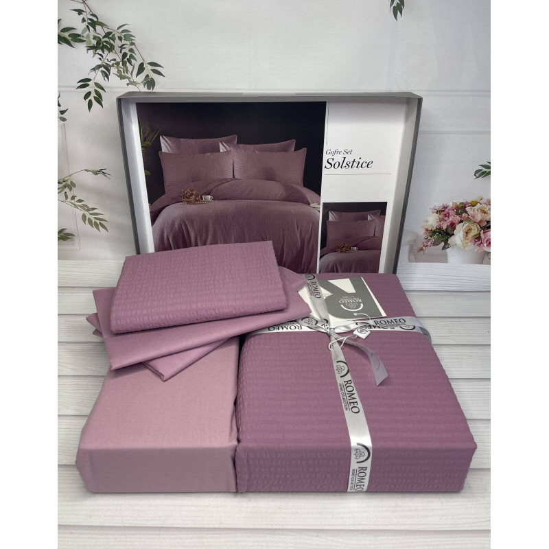 Solstice жатка , сатинова постільна білизна. Євро розмір. Romeo home Туреччина. (25600)