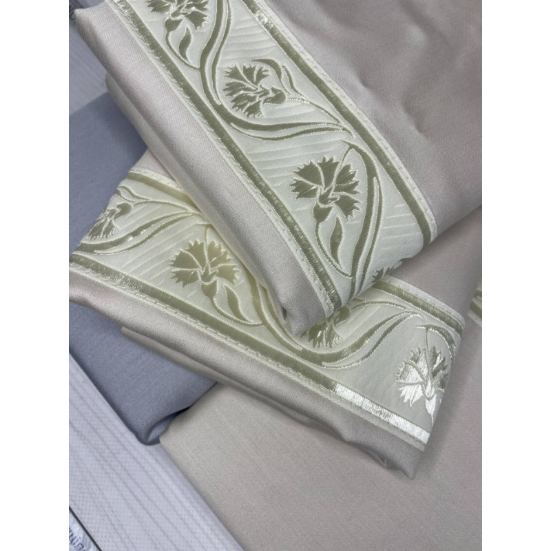 Finn сатинова постільна білизна. Євро розмір. Romeo home Туреччина. (27303)