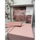 Tensel Percale koral сатинова постільна білизна. Євро розмір. Romeo home Туреччина. (12943)