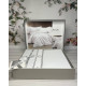 Tensel Percale beyaz  сатинова постільна білизна. Євро розмір. Romeo home Туреччина. (14251)