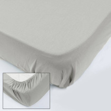 Простирадло на гумці SoundSleep PR80R-Ran-147Gray ранфорс 160х200 см (92932173)
