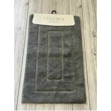 Velora kvadrat gri Килимки в ванну кімнату 2в1.Velora Туреччина (78402)