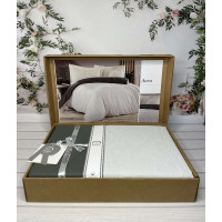 Aura poplin жаккардова постіль, євро розмір. Romeo home Туреччина. (88604)
