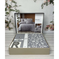 Denim сатинова постільна білизна. Євро розмір. Romeo home Туреччина. (63855)
