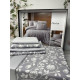 Denim сатинова постільна білизна. Євро розмір. Romeo home Туреччина. (63855)