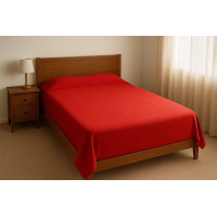 Простирадло фланелеве SoundSleep Red фланель 220х240 см червоне (2800004996747)
