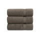 Рушник махровий Lotus Home - Grand soft twist brown коричневий 50*90