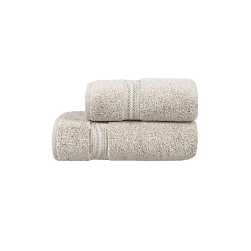 Рушник махровий Lotus Home - Grand soft twist natural бежевий 50*90