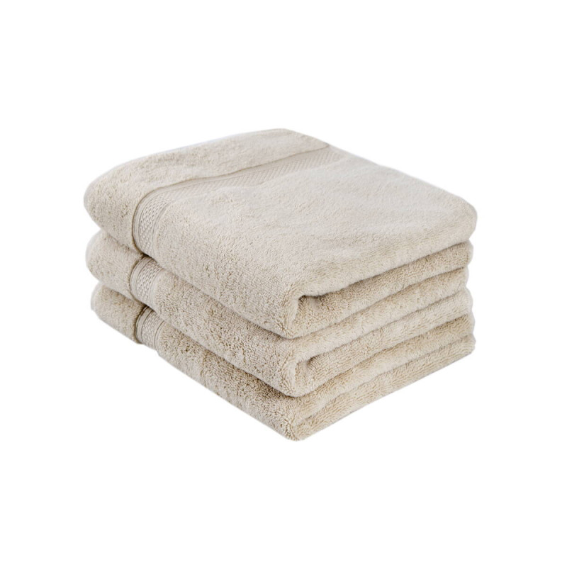 Рушник махровий Lotus Home - Grand soft twist natural бежевий 90*150