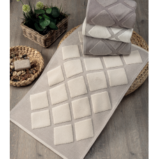Vitra рушник під ноги, 50х70см., 4шт/уп. бавовна. Pupilla Туреччина. (22841)