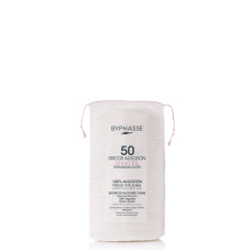 Byphasse 50 Oval Cotton Pads For Make Up Removal