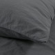 Постільна білизна Lotus Home Washed cotton - Kansas антрацит євро
