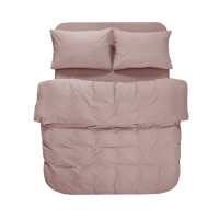 Постільна білизна Lotus Home Washed cotton - Kansas пудровий євро