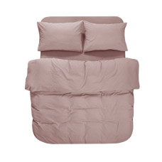 Постільна білизна Lotus Home Washed cotton - Kansas пудровий євро