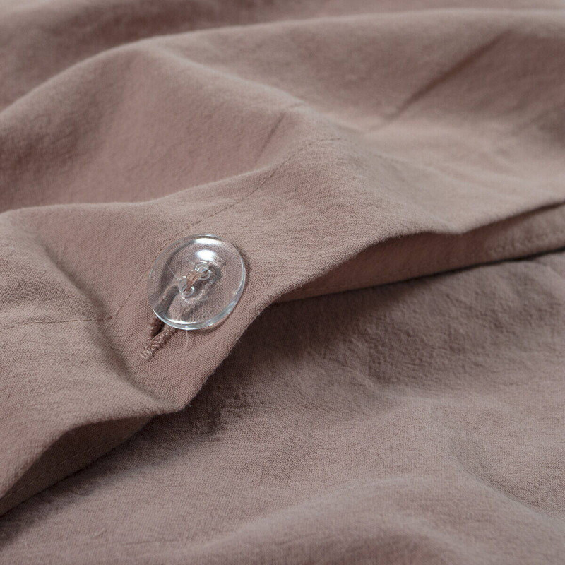 Постільна білизна Lotus Home Washed cotton - Kansas пудровий євро