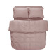 Постільна білизна Lotus Home Washed cotton - Kansas пудровий євро