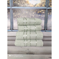 MaMe Mint 50x90 см.+70х140 см., 4 шт/уп. Рушники баня + обличчя. Бавовна. (27592)