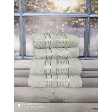 MaMe Mint 50x90 см.+70х140 см., 4 шт/уп. Рушники баня + обличчя. Бавовна. (27592)