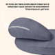 Подушка для годування диванчик 60х70х16 см бавовна антиалергенна, для зручності мами, з блискавкою т/сіра