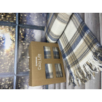 Blue плед вафелька 130х170 см. Merinos Туреччина. (72590)