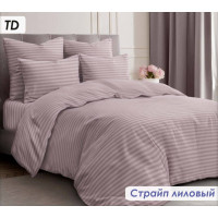 Постільний комплект Страйп фіолетовий