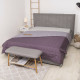 Покривало стьобане двустороннє Viluta Дует 140х210 Димчастий аметист