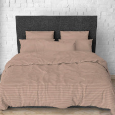 Наволочка SoundSleep Stripy Mokko бязь 50х70 см бежева (2800004674577)