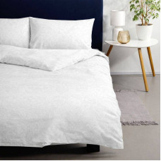 Комплект постільної білизни SoundSleep White Elegance бязь Двоспальний євро 200х220 см білий (2800005034592)