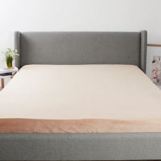 Простирадло ТЕП "VELOUR" з резинкою золотий беж, 160x200