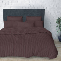 Наволочка SoundSleep Stripy Chocolate бязь 50х70 см коричнева (2800004674485)
