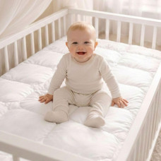 Ковдра дитяча у ліжечко 100х135 см Soft PAPAELLA штучний пух, гіпоалергенна, супер м'яка тепла