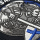 Набір шевронів 2 шт Saint Michael 7х7,6 см, шеврон Святого Михайла, символ захисту та відваги