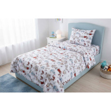 Комплект постільної білизни SoundSleep Bunnies бязь підлітковий 145х210 см (2800004995184)