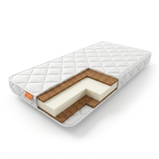 Дитячий ортопедичний матрас Homefort Baby 9 60x120 см Білий 3481225