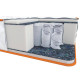 Матрац ортопедичний Homefort Sunline 190х200 см Білий 344302414