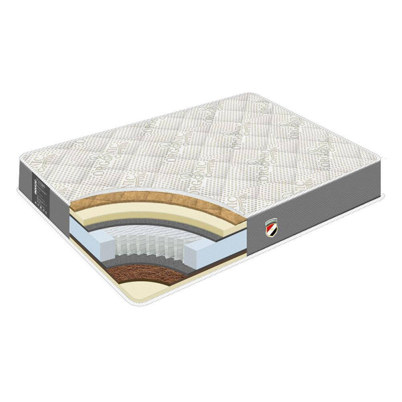 Матрац ортопедичний Homefort Alexandria 140х190 см Сірий 2030423