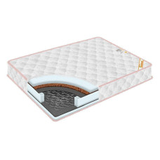 Матрац ортопедичний Homefort Classic с кокосом 140х190 см Білий 303354
