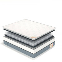 Матрац ортопедичний Homefort Spring Optima 140х190 см Білий 8055728
