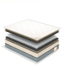 Матрац ортопедичний Homefort Spring Cocos Double 120х200 см Білий 8055774