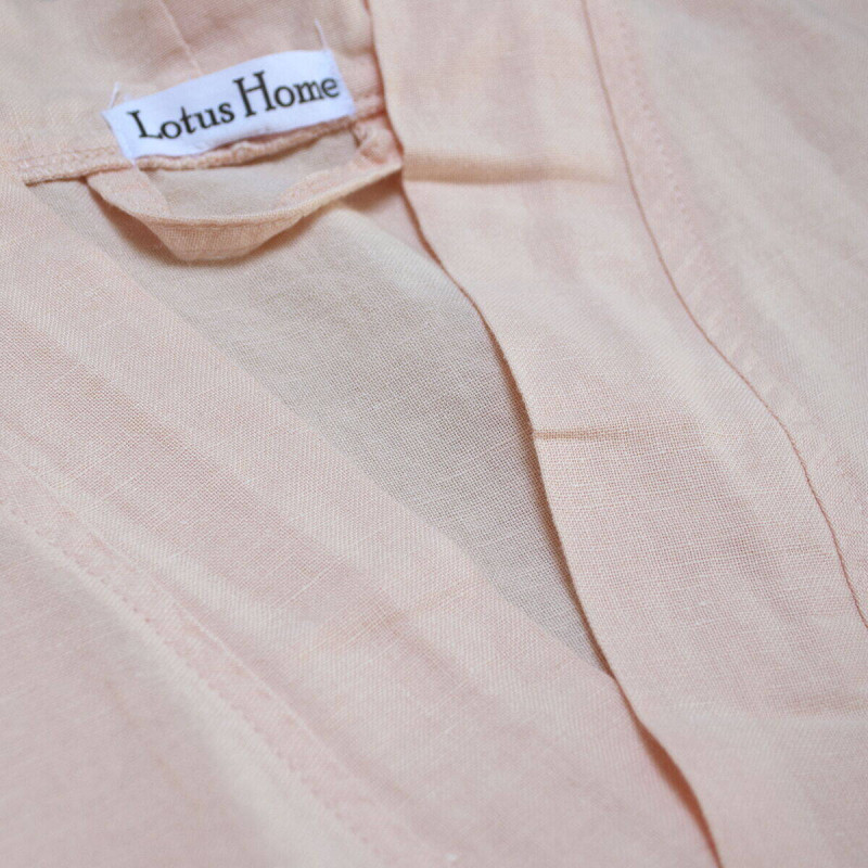 Халат-кімоно з льону Lotus Home - Madrida пудровий L/XL