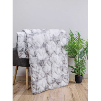 Ковдра стьобана Home Line білі троянди 1700х210см 192558