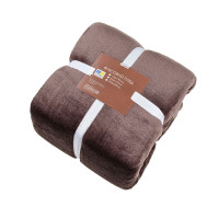 Плед  флісовий Фланель шоколад 240х260 190268