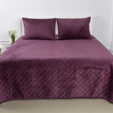 Покривало ТЕП "VELOUR" Бордовий, 150x210