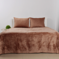 Покривало ТЕП "VELOUR" Капучiно/Зiрочка, 150x210
