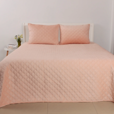 Покривало ТЕП "VELOUR" пудрове, 150x210
