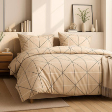Простирадло SoundSleep Solytale біле 150x220 см бежеве (2800005032369)