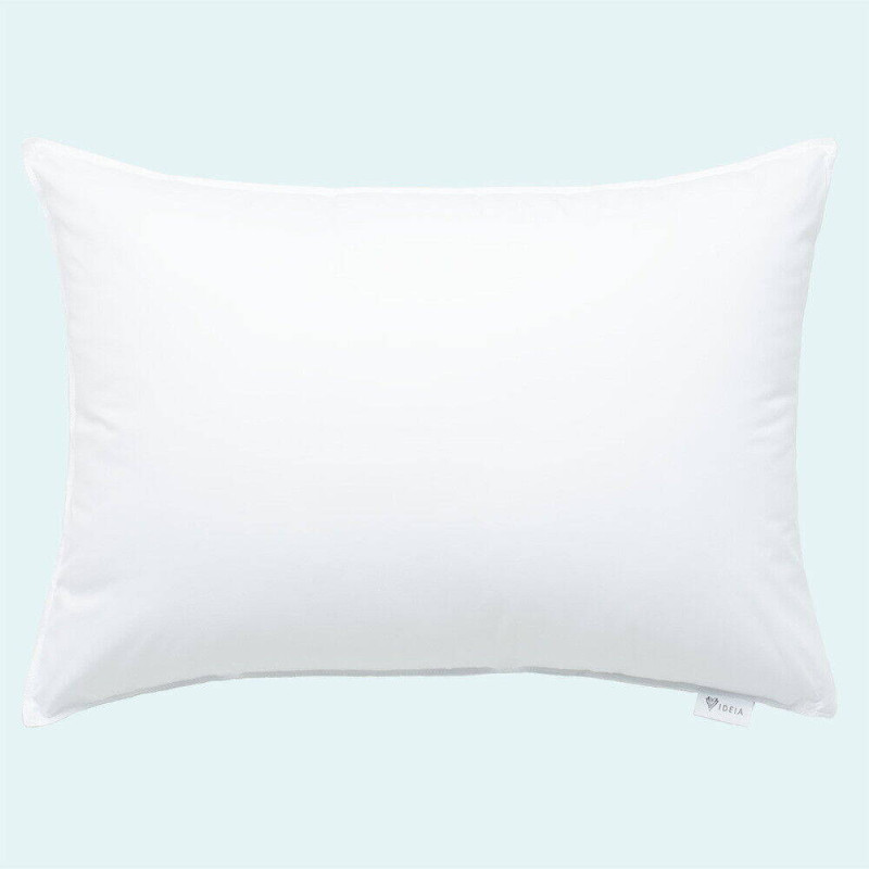 Подушка Premium Soft 50x70 см IDEIA штучний пух, з блискавкою, бавовна, преміум м'якість, для готелів та дому