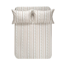 Простирадло на резинці з наволочками Lotus Home - Agrina 180*200*25+50*70 (2)