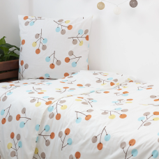 Комплект постільної білизни ТЕП "Everyday collection" Smiley Branch FR, 70х70 не комбінований, полуторна